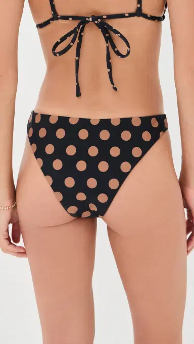 SIMONMILLER Bwai Bikini Bottoms Black/Tan Polka Dot S | Thumbnail 3 SIMONMILLER Bwai Bikini Bottoms Black/Tan Polka Dot S | Thumbnail 3