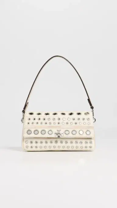 Tory Burch Charlie Embellished Small Shoulder Bag New One Size | Thumbnail 2 Tory Burch Charlie Embellished Small Shoulder Bag New One Size | Thumbnail 2
