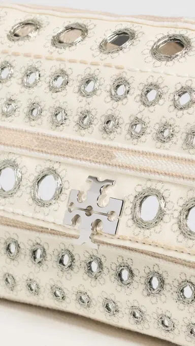 Tory Burch Charlie Embellished Small Shoulder Bag New One Size | Thumbnail 5 Tory Burch Charlie Embellished Small Shoulder Bag New One Size | Thumbnail 5
