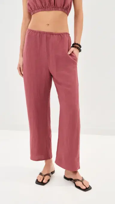 LE BOP Kelsey Cropped id Rise Pants arsala | Thumbnail 2 LE BOP Kelsey Cropped id Rise Pants arsala | Thumbnail 2