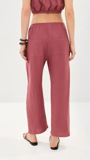LE BOP Kelsey Cropped id Rise Pants arsala | Thumbnail 3 LE BOP Kelsey Cropped id Rise Pants arsala | Thumbnail 3