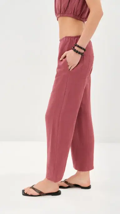LE BOP Kelsey Cropped id Rise Pants arsala | Thumbnail 4 LE BOP Kelsey Cropped id Rise Pants arsala | Thumbnail 4