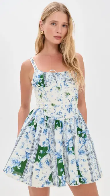Agua Bendita Spring Ivy Underwire Mini Dress ulticolor | Thumbnail 2 Agua Bendita Spring Ivy Underwire Mini Dress ulticolor | Thumbnail 2