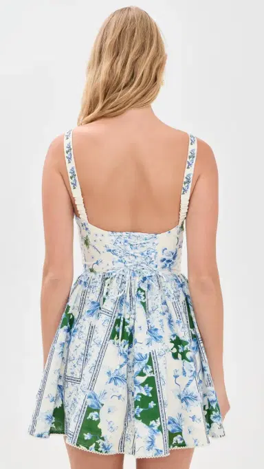 Agua Bendita Spring Ivy Underwire Mini Dress ulticolor | Thumbnail 3 Agua Bendita Spring Ivy Underwire Mini Dress ulticolor | Thumbnail 3