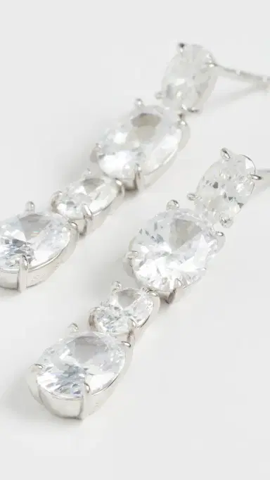 Shashi Bessett Oval Drop Earrings | Thumbnail 4 Shashi Bessett Oval Drop Earrings | Thumbnail 4