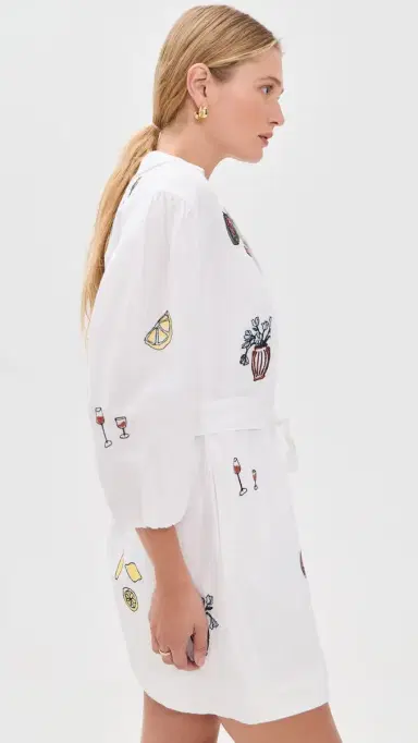 Tanya Taylor adie Dress Optic White | Thumbnail 4 Tanya Taylor adie Dress Optic White | Thumbnail 4