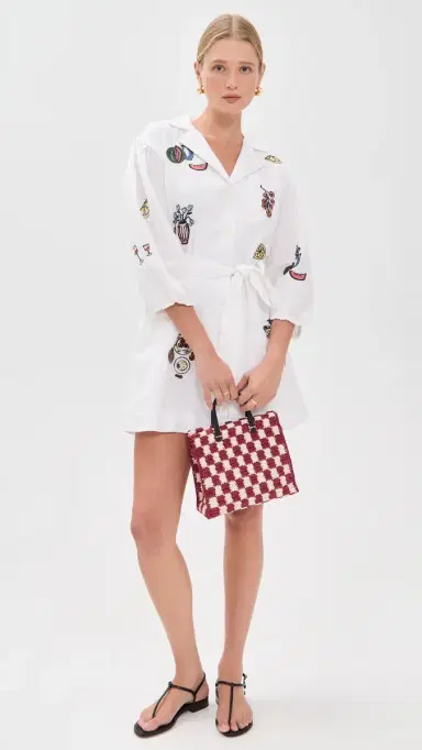 Tanya Taylor adie Dress Optic White | Thumbnail 5 Tanya Taylor adie Dress Optic White | Thumbnail 5