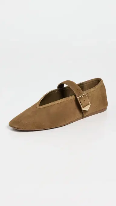 Schutz Vick Buckle Flats Dried Olive | Thumbnail 2 Schutz Vick Buckle Flats Dried Olive | Thumbnail 2