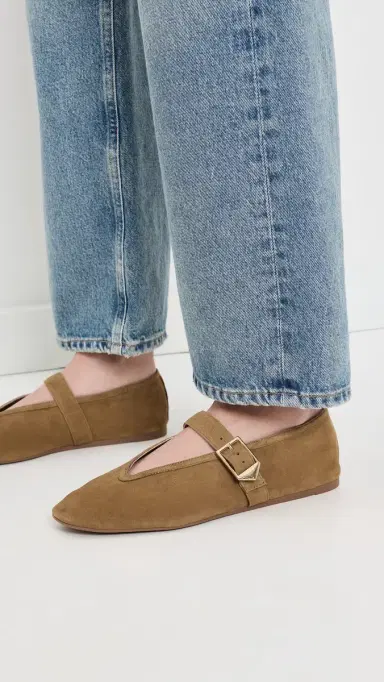 Schutz Vick Buckle Flats Dried Olive | Thumbnail 3 Schutz Vick Buckle Flats Dried Olive | Thumbnail 3