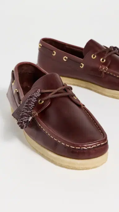 Clarks Godney Boat Shoes British Tan Leather | Thumbnail 4 Clarks Godney Boat Shoes British Tan Leather | Thumbnail 4