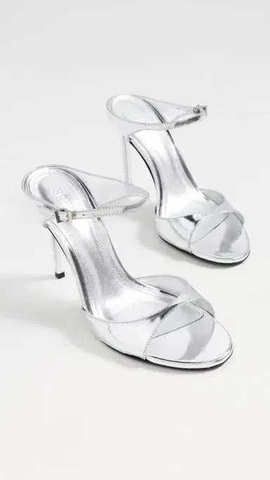 Schutz Lyra Heeled Mules Prata | Thumbnail 5 Schutz Lyra Heeled Mules Prata | Thumbnail 5