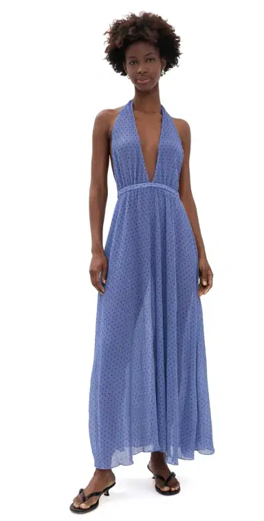 Lioness District Maxi Dress Persian Jewel | Thumbnail 1 Lioness District Maxi Dress Persian Jewel | Thumbnail 1