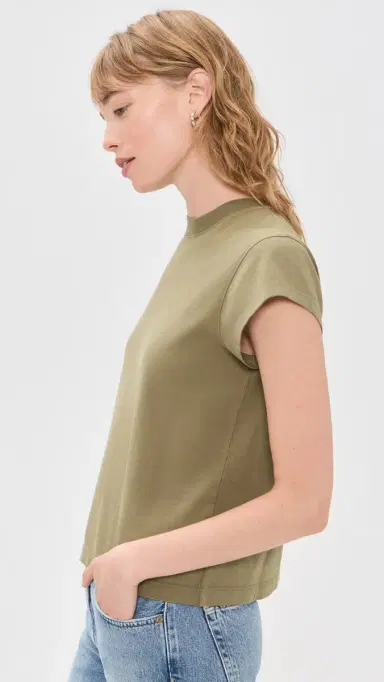 AGOLDE Bryce Cap Sleeve Tee Hamoa | Thumbnail 4 AGOLDE Bryce Cap Sleeve Tee Hamoa | Thumbnail 4