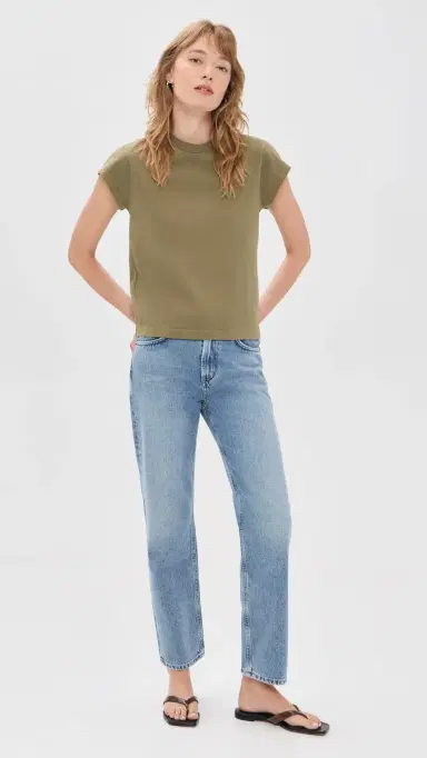 AGOLDE Bryce Cap Sleeve Tee Hamoa | Thumbnail 5 AGOLDE Bryce Cap Sleeve Tee Hamoa | Thumbnail 5