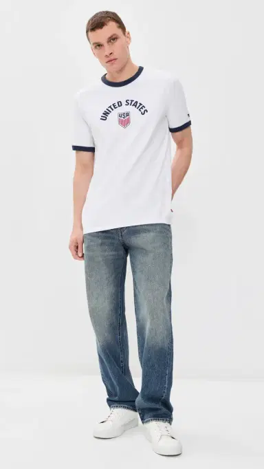 Levi's x World Cup UA Ringer Tee Red White Blue | Thumbnail 5 Levi's x World Cup UA Ringer Tee Red White Blue | Thumbnail 5