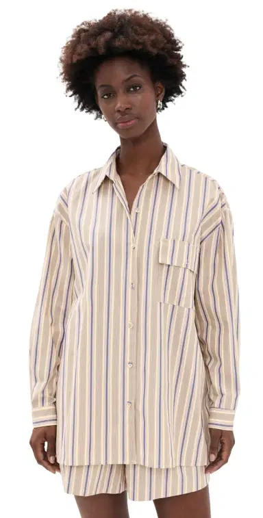 VRG GRL June Butter tripe Shirt tripe | Thumbnail 1 VRG GRL June Butter tripe Shirt tripe | Thumbnail 1