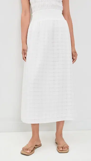 Hill House Home The Delphine Nap Skirt White | Thumbnail 2 Hill House Home The Delphine Nap Skirt White | Thumbnail 2