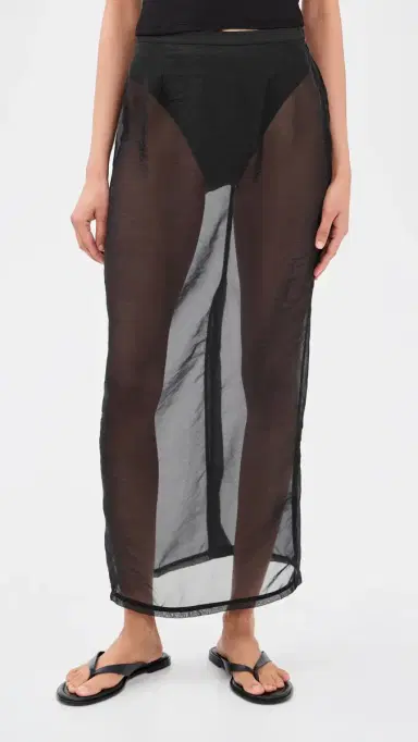 VRG GRL Devyn heer Midi Skirt Black | Thumbnail 2 VRG GRL Devyn heer Midi Skirt Black | Thumbnail 2
