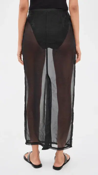VRG GRL Devyn heer Midi Skirt Black | Thumbnail 3 VRG GRL Devyn heer Midi Skirt Black | Thumbnail 3