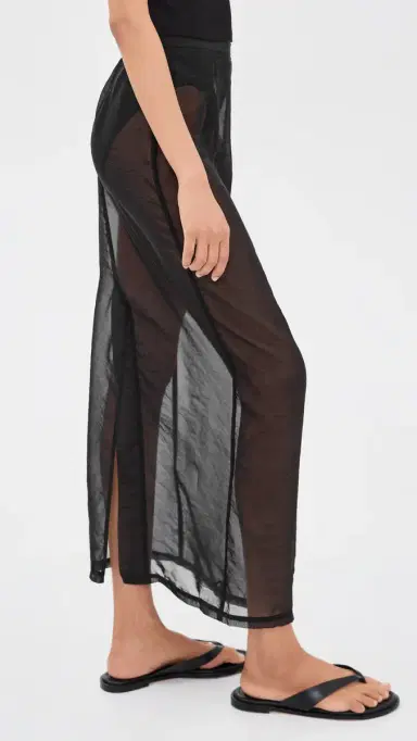 VRG GRL Devyn heer Midi Skirt Black | Thumbnail 4 VRG GRL Devyn heer Midi Skirt Black | Thumbnail 4