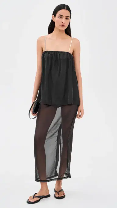 VRG GRL Devyn heer Midi Skirt Black | Thumbnail 5 VRG GRL Devyn heer Midi Skirt Black | Thumbnail 5