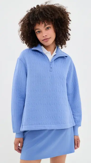 RLX Ralph Lauren Cable Jacquard Mockneck Sweatshirt | Thumbnail 2 RLX Ralph Lauren Cable Jacquard Mockneck Sweatshirt | Thumbnail 2