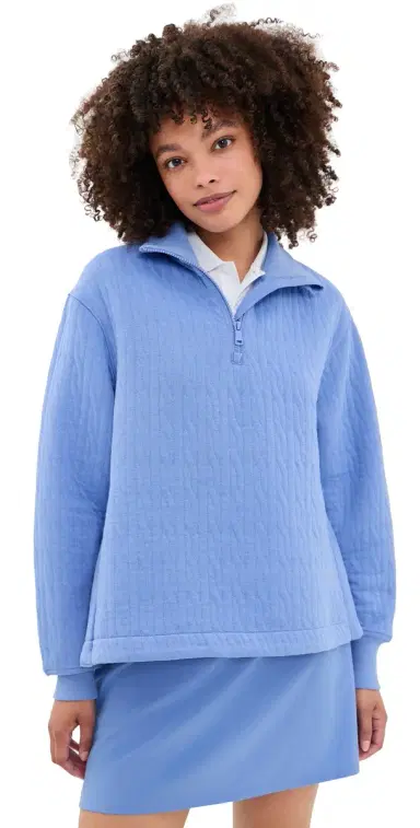 RLX Ralph Lauren Cable Jacquard Mockneck Sweatshirt | Thumbnail 1 RLX Ralph Lauren Cable Jacquard Mockneck Sweatshirt | Thumbnail 1