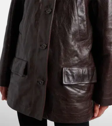 Balenciaga Oversized leather car coat | Thumbnail 2 Balenciaga Oversized leather car coat | Thumbnail 2