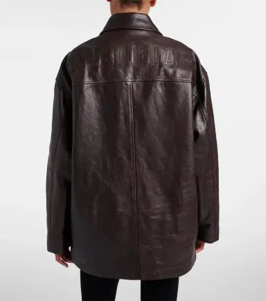 Balenciaga Oversized leather car coat | Thumbnail 5 Balenciaga Oversized leather car coat | Thumbnail 5