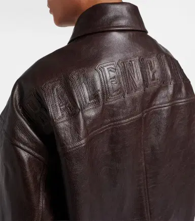 Balenciaga Oversized leather car coat | Thumbnail 6 Balenciaga Oversized leather car coat | Thumbnail 6