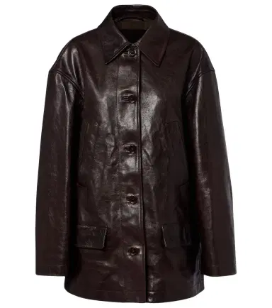 Balenciaga Oversized leather car coat | Thumbnail 1 Balenciaga Oversized leather car coat | Thumbnail 1