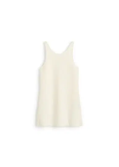 TOTEME Classic Compact Knit Tank- White | Thumbnail 1 TOTEME Classic Compact Knit Tank- White | Thumbnail 1
