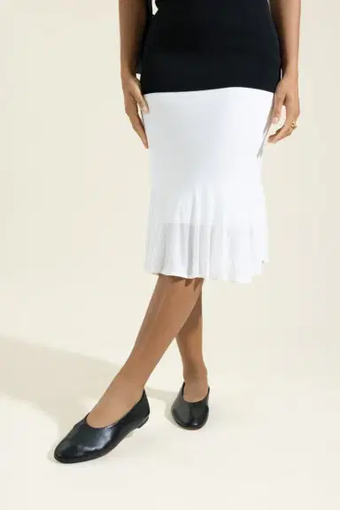 TOTEME Fluted Knit Skirt | Thumbnail 3 TOTEME Fluted Knit Skirt | Thumbnail 3