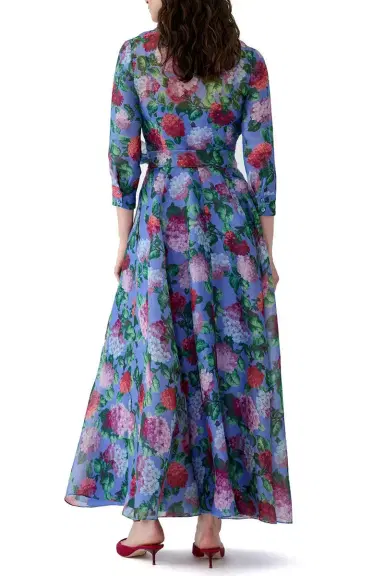 Carolina Herrera Three-Quarter Sleeve Midi Trench Dress | Thumbnail 4 Carolina Herrera Three-Quarter Sleeve Midi Trench Dress | Thumbnail 4