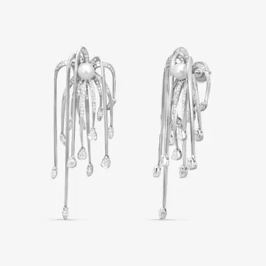 ASSAEL Assael Julie Parker 18K White Gold Akoya Cultured Pearl & Diamond Earrings by The Solist | Thumbnail 2 ASSAEL Assael Julie Parker 18K White Gold Akoya Cultured Pearl & Diamond Earrings by The Solist | Thumbnail 2