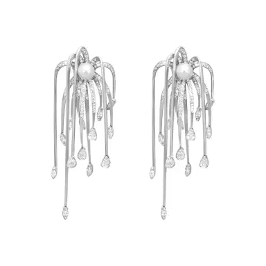 ASSAEL Assael Julie Parker 18K White Gold Akoya Cultured Pearl & Diamond Earrings by The Solist | Thumbnail 1 ASSAEL Assael Julie Parker 18K White Gold Akoya Cultured Pearl & Diamond Earrings by The Solist | Thumbnail 1