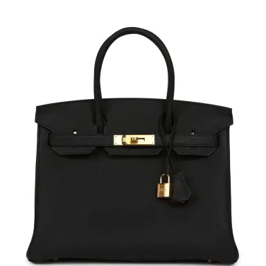 HERMÈS Hermes Birkin 30 Black Togo Gold Hardware | Thumbnail 1 HERMÈS Hermes Birkin 30 Black Togo Gold Hardware | Thumbnail 1