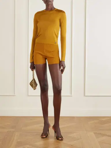 Saint Laurent Babylone Embellished Animal-print Mules | Thumbnail 4 Saint Laurent Babylone Embellished Animal-print Mules | Thumbnail 4