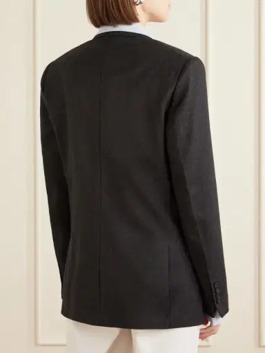 Victoria Beckham Beatrice Double-breasted Wool Blazer | Thumbnail 4 Victoria Beckham Beatrice Double-breasted Wool Blazer | Thumbnail 4