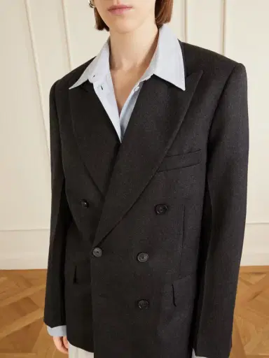 Victoria Beckham Beatrice Double-breasted Wool Blazer | Thumbnail 5 Victoria Beckham Beatrice Double-breasted Wool Blazer | Thumbnail 5