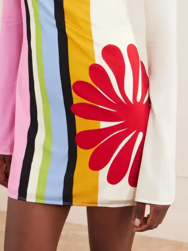 Cala de la Cruz Maisha Printed Stretch-jersey Mini Dress | Thumbnail 4 Cala de la Cruz Maisha Printed Stretch-jersey Mini Dress | Thumbnail 4