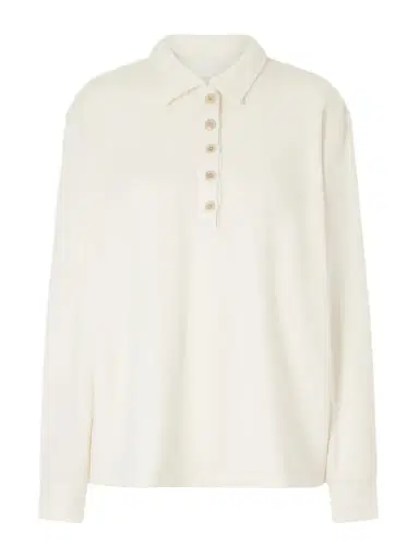 Citizens of Humanity Fleece Polo Shirt | Thumbnail 1 Citizens of Humanity Fleece Polo Shirt | Thumbnail 1