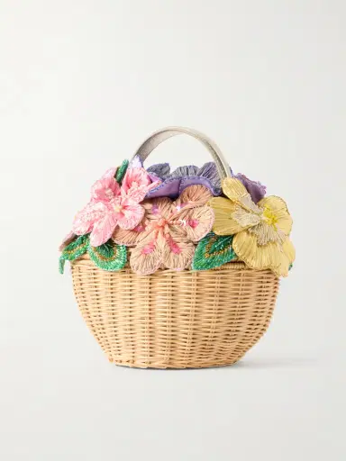 Judith Leiber Couture Flower Basket Crystal-embellished Gold-tone Clutch | Thumbnail 4 Judith Leiber Couture Flower Basket Crystal-embellished Gold-tone Clutch | Thumbnail 4