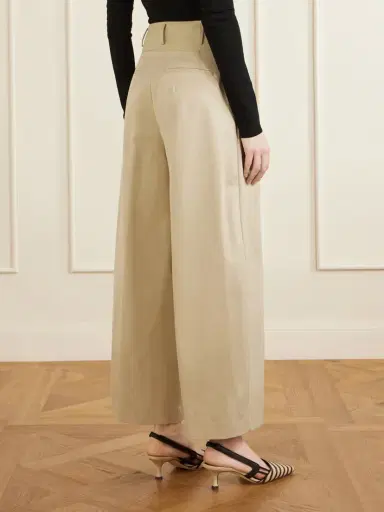 Altuzarra Wilson Pleated Wide-leg Cotton Pants | Thumbnail 4 Altuzarra Wilson Pleated Wide-leg Cotton Pants | Thumbnail 4