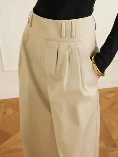 Altuzarra Wilson Pleated Wide-leg Cotton Pants | Thumbnail 5 Altuzarra Wilson Pleated Wide-leg Cotton Pants | Thumbnail 5