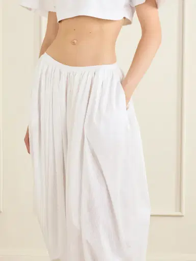 Alaïa Striped Cotton-poplin Balloon Pants | Thumbnail 4 Alaïa Striped Cotton-poplin Balloon Pants | Thumbnail 4