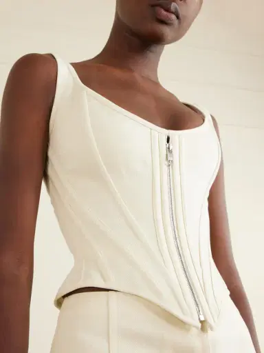 Wiederhoeft Zip Denim Corset | Thumbnail 5 Wiederhoeft Zip Denim Corset | Thumbnail 5