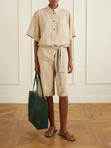 TOTEME Woven Blouse | Thumbnail 2 TOTEME Woven Blouse | Thumbnail 2