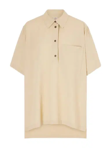 TOTEME Woven Blouse | Thumbnail 1 TOTEME Woven Blouse | Thumbnail 1