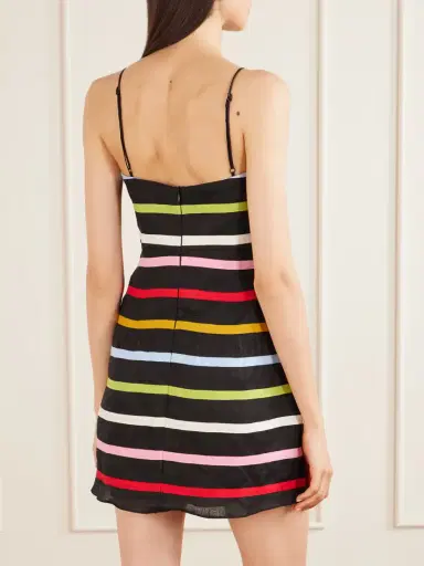 Cala de la Cruz Roma Striped Linen Mini Dress | Thumbnail 3 Cala de la Cruz Roma Striped Linen Mini Dress | Thumbnail 3
